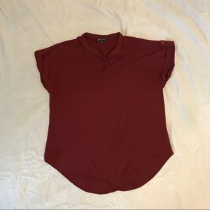 Burgundy Blouse from Moa Moa